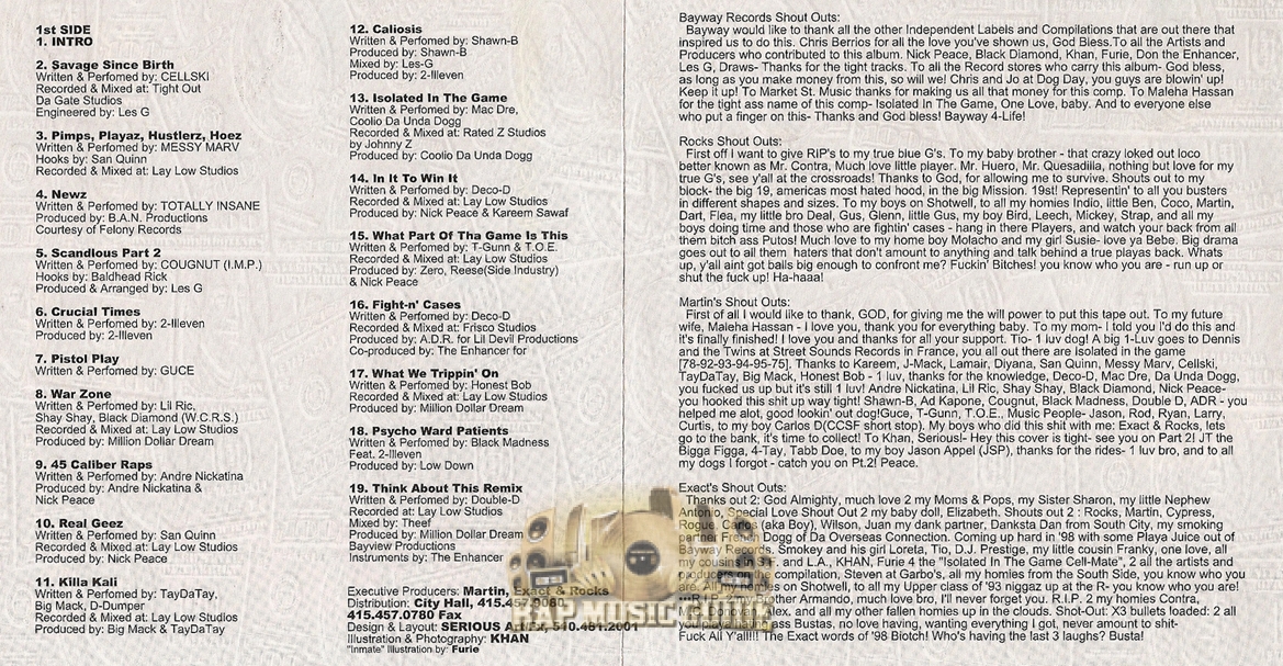 Isolated In The Game - Compilation Album: CD | Rap Music Guide